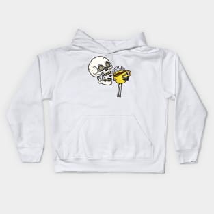 Death before decaf Kids Hoodie